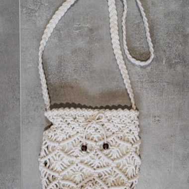 Kabelka Macrame tutorial
